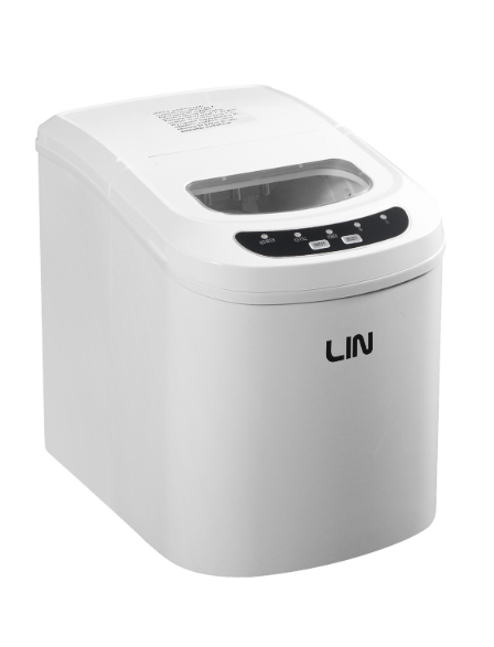 Nešiojamas ledo kubelių gaminimo įrenginys LIN ICE PRO-W12 baltas
