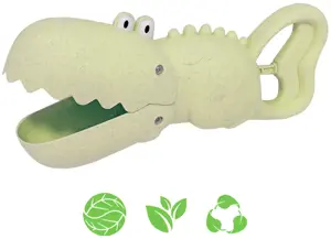WOOPIE GREEN krokodilo smėlio ir vandens rinktuvas, žalias BIODEGRADINĖ ORGANINĖ MEDŽIAGA