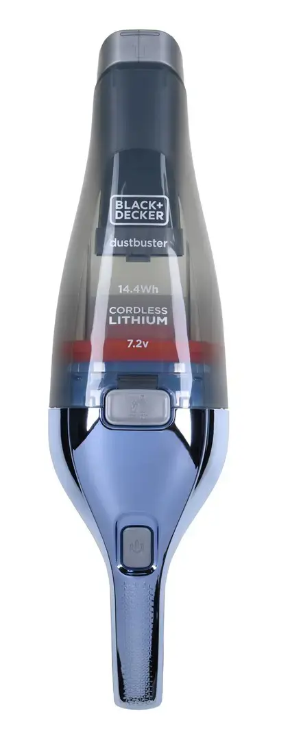"Black & Decker" NVC220WBC rankinis dulkių siurblys Mėlynas, chromuotas Be maišelio