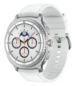 Samsung Galaxy Watch 8 Classic 3.3 cm (1.3") AMOLED 46 mm Digital 438 x 438 pixels Touchscreen Silv…
