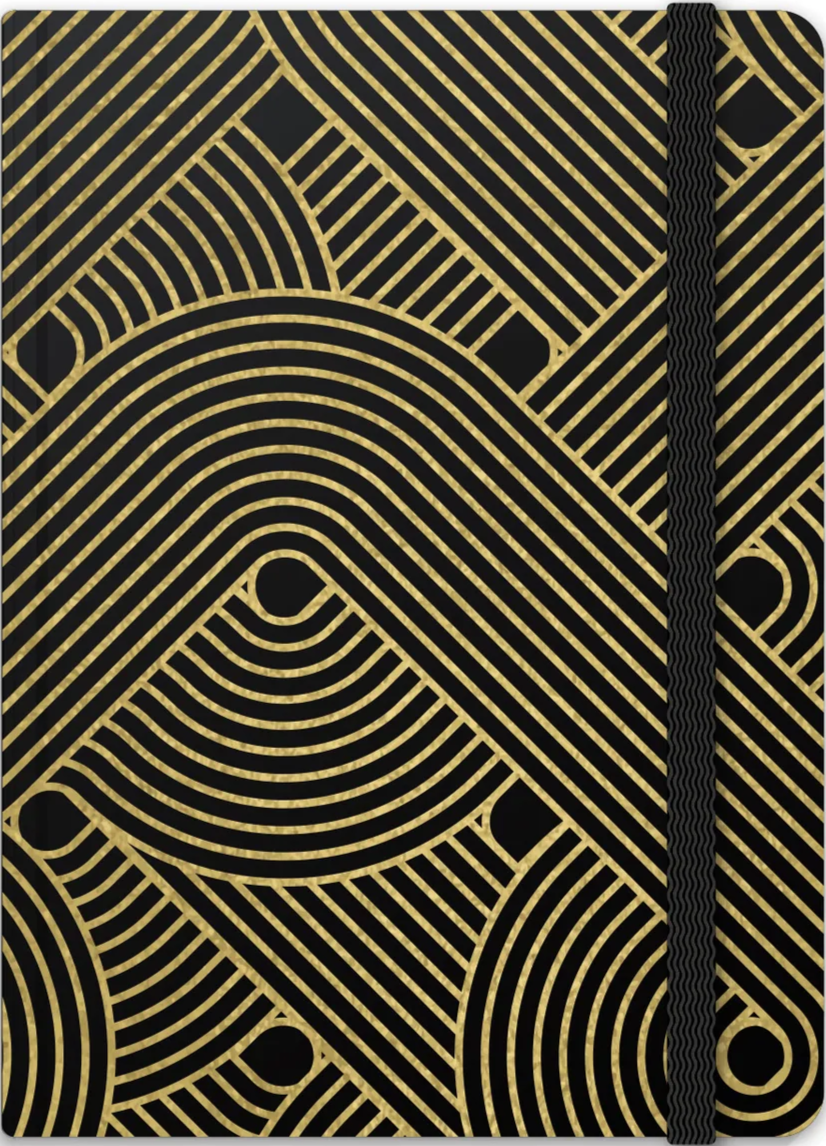 Notebook Goldbook Black 130x210 P