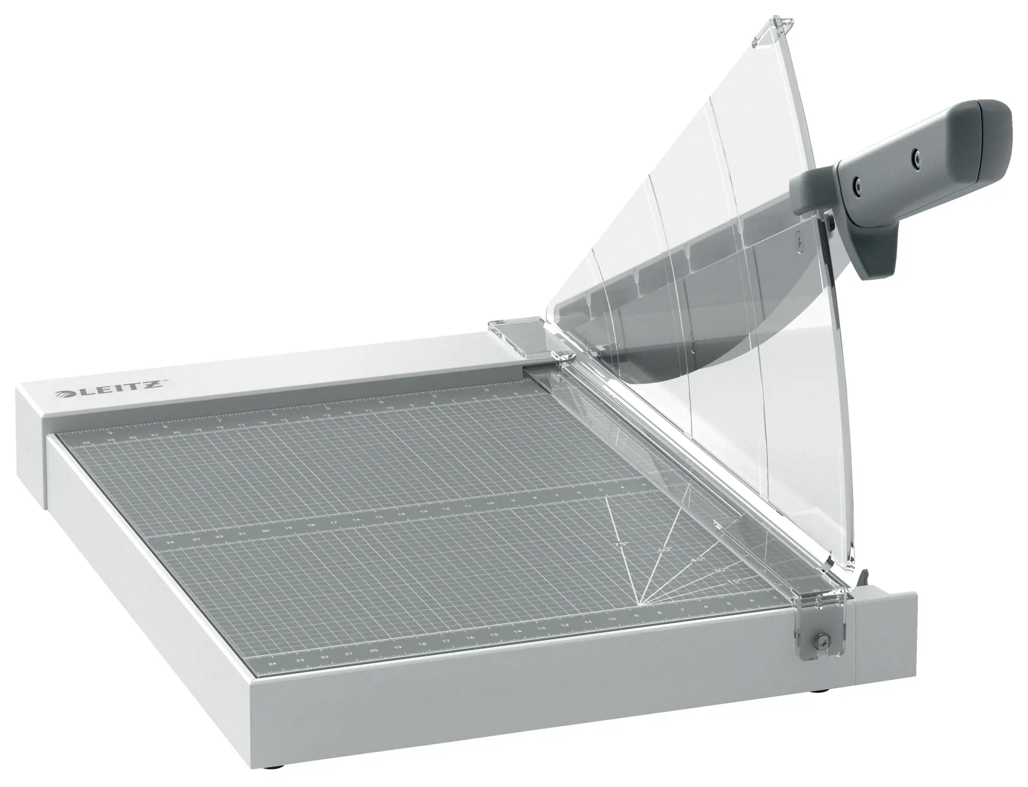 "Leitz Precision Hebelschneider Home", A4, 8 lapai, A4, 80 g/m², pilka, guminė, 298 mm