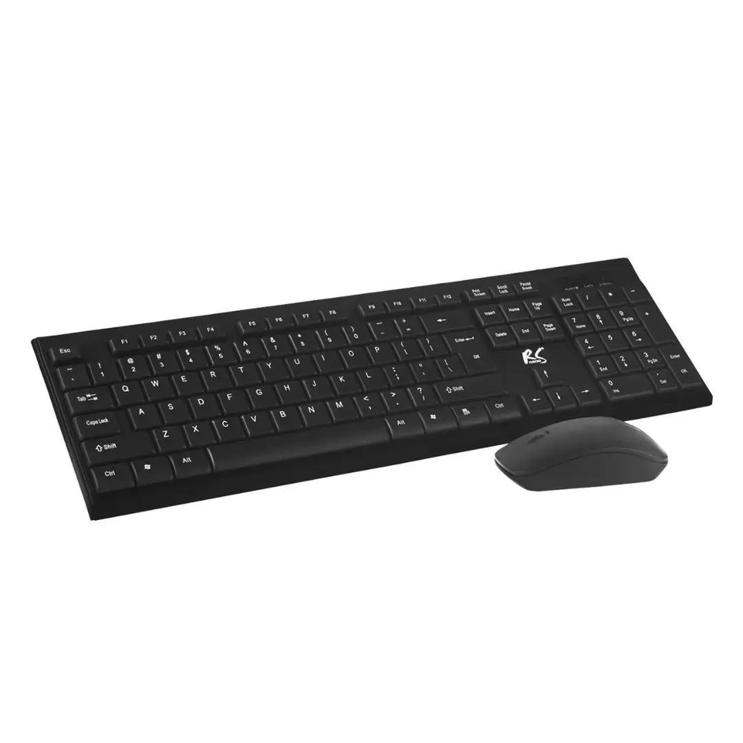 NanoRS Wireless Keyboard and Mouse Combo with Ergonomic Design – RS580 for Smooth and Efficient Use