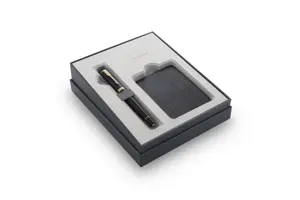 Rinkinys PARKER Urban Black GT, plunksnakotis ir kortelės laikiklis