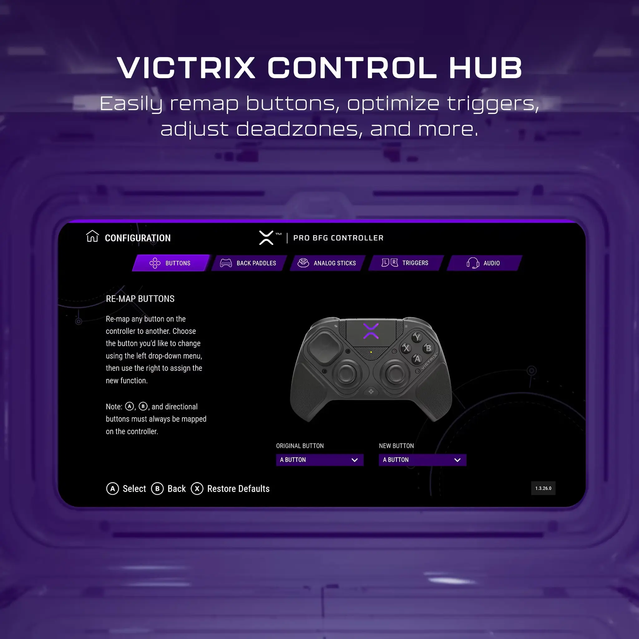 Turtle Beach wireless controller Victrix Pro BFG Reloaded PC, grey