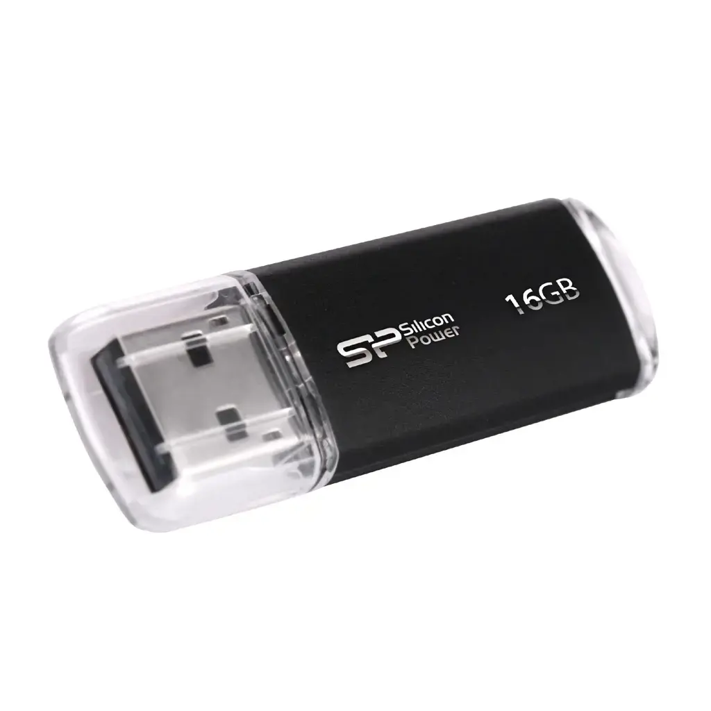 SILICON POWER atmintinė USB Ultima II I-series 16GB USB 2.0 juoda
