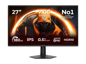AOC 27G50F | 27 " | IPS | FHD | 16:9 | 144 Hz | 0.5 ms | 1920 x 1080 pixels | 300 cd/m² | HDMI ports quantity 1 | Black