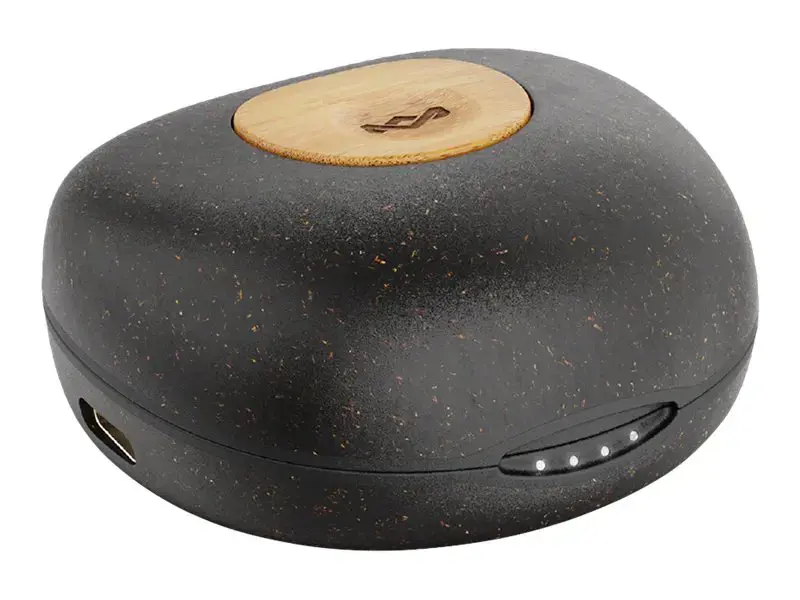 "Marley" tikros belaidės ausinės "Champion" Įmontuotas mikrofonas, "Bluetooth", juodos spalvos