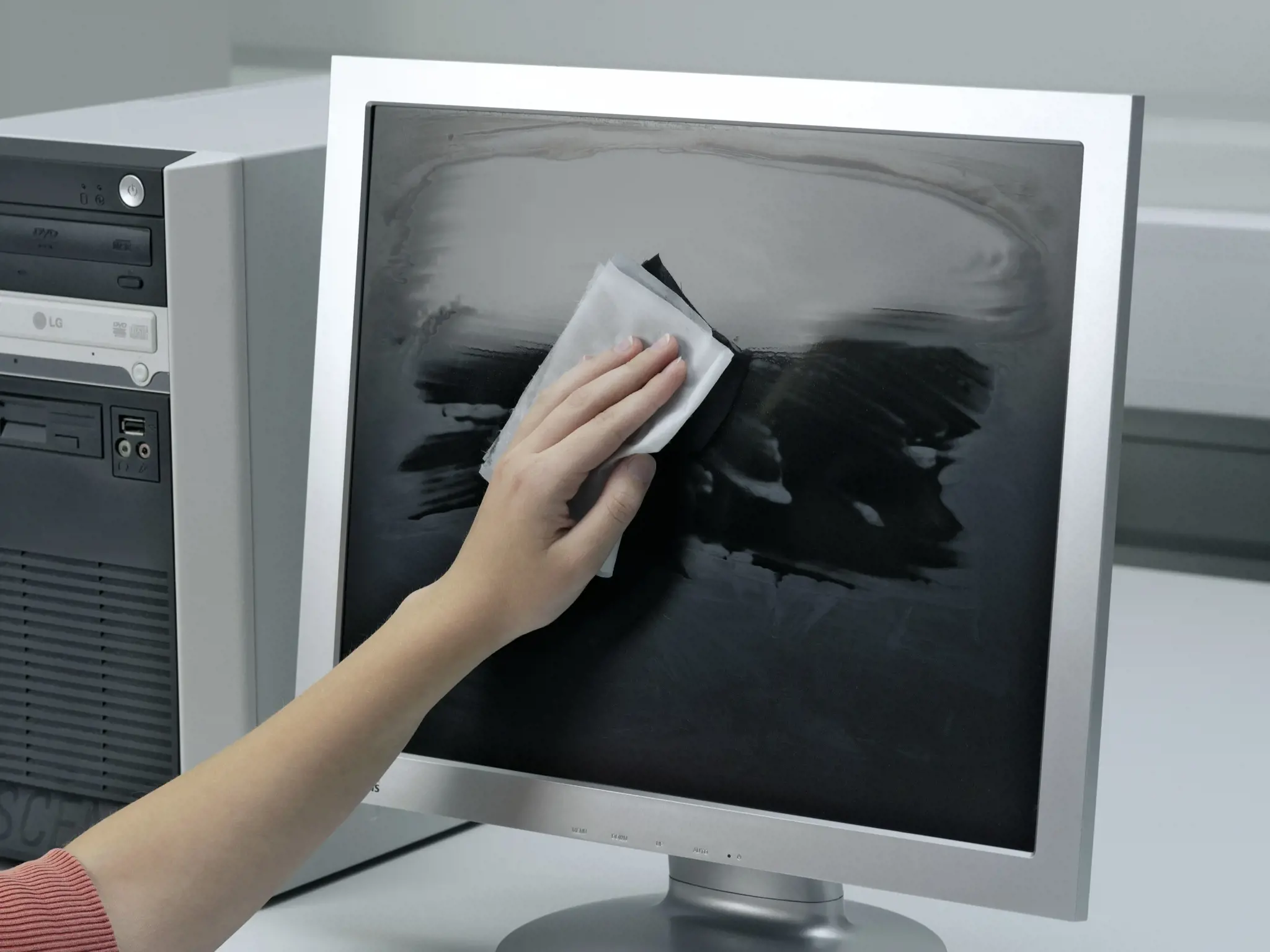 Servetėlės kompiuterio ekranui valyti DURABLE Screenclean, 100 vnt., šlapios