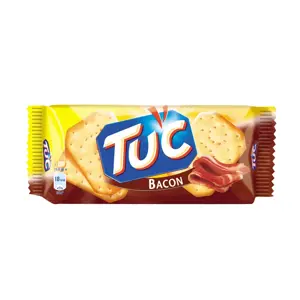 Sausainiai TUC Crackers rūkytos šoninės skonio, 100g