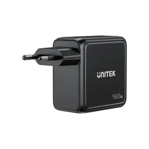 UNITEK GAN CHARGER WITH DISPLAY, 140W, 3xUSB-C