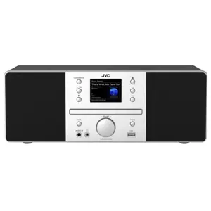 JVC RD-E874B Tower Bluetooth 20 W Black, Silver