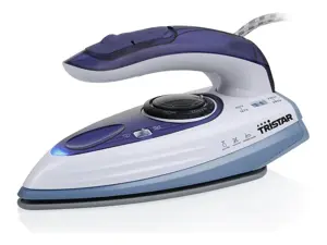 "Tristar ST-8152" kelioninis garų lygintuvas, garų lygintuvas, keraminis padas, 1,9 m, 15 g/min, mėlynas, 0,06 l