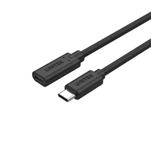 UNITEK C14086BK-1,5 m PLĖTROS KABELIS USB-C 4K 60HZ PD 20V/5A 1,5 m