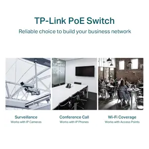 "TP-Link" 28 prievadų "Gigabit Easy Smart" komutatorius su 24 prievadais PoE+, valdomas, L2, Gigabit Ethernet (10/100/1000), maitinimas per Ethernet (PoE), montuojamas į 1U stovą