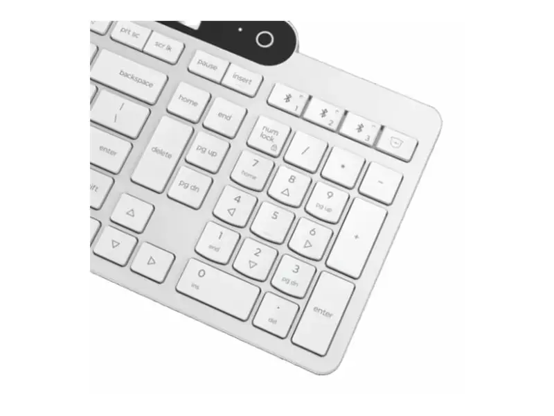 Lenovo 800 Self-Charging Bluetooth Keyboard-US English | Keyboard | Bluetooth | US English | White