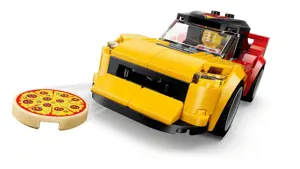LEGO CITY 60496 Pizza Delivery Experience with Vehicles