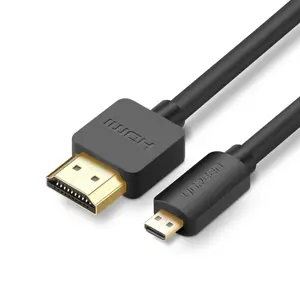 Ugreen 30104, 3 m, HDMI D tipo (mikro), HDMI A tipo (standartinis), 3D, juodas