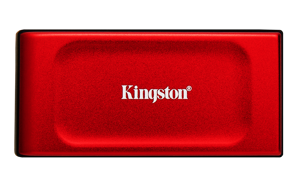 Kingston Technology 2TB XS1000 Red External USB 3.2 Gen 2 Portable Solid State Drive, 2 TB, USB Typ…