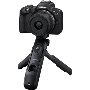 "Canon EOS R50", juoda + RF-S 18-45mm F4.5-6.3 IS STM rinkinys, 24,2 MP, 6000 x 4000 taškų, CMOS, 4K Ultra HD, jutiklinis ekranas, juoda