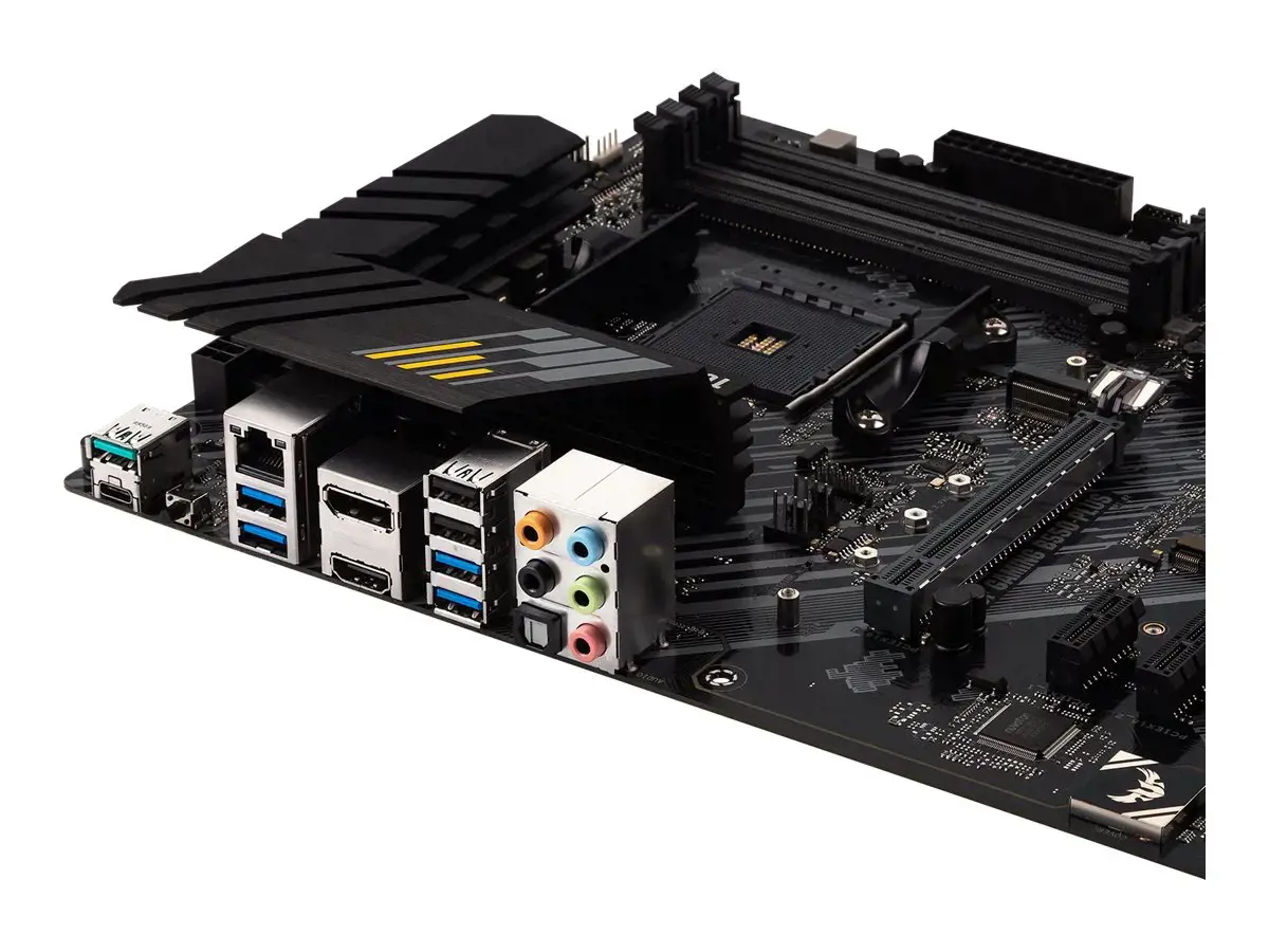 ASUS TUF Gaming B550-PLUS, AMD, "Socket AM4", 3 kartos "AMD Ryzen™ 3", 3 kartos "AMD Ryzen 5", 3 kartos "AMD Ryzen™ 7", 3 kartos..., "Socket AM4", DDR4-SDRAM, 128 GB