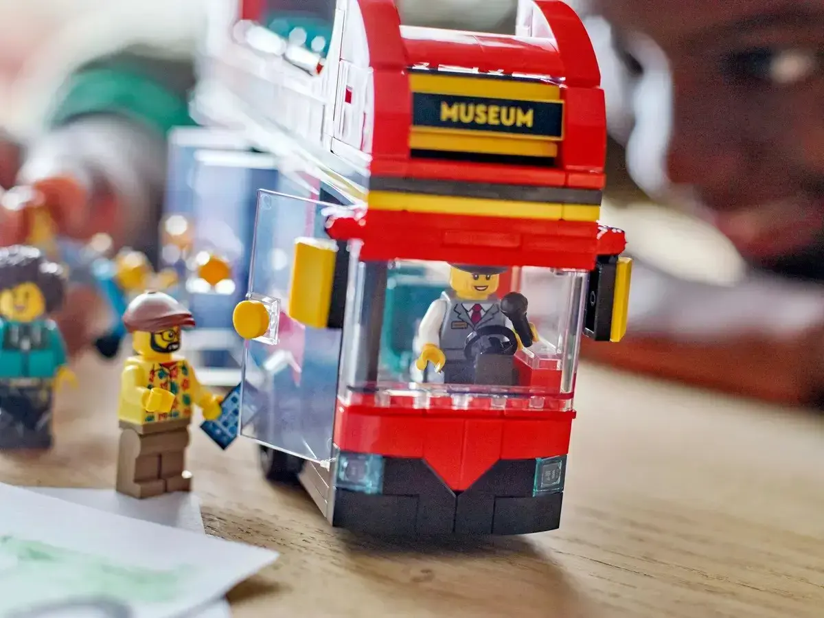 LEGO CITY 60407 Red Double-Decker Sightseeing Bus