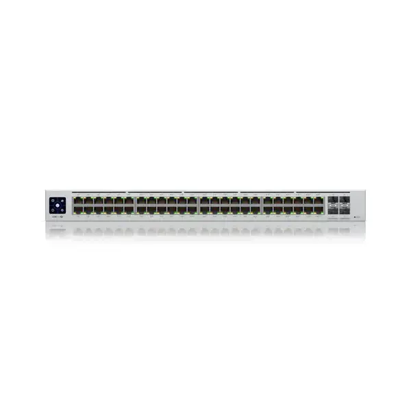 UBIQUITI USW-PRO-48-POE Ubiquiti USW-Pro-48-POE 48 prievadų + 4xSFP+ Gigabit PoE++ 600W UniFi komutatorius