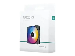 "DeepCool RF120 FS", ventiliatorius, 12 cm, 500 aps/min, 1500 aps/min, 27 dB, 56,6 cfm