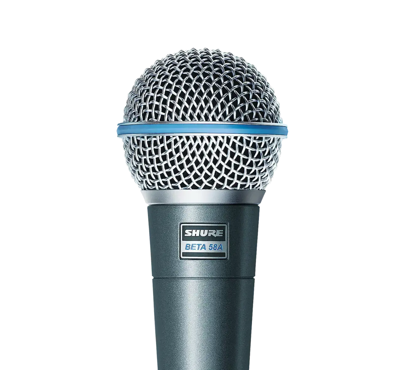 "Shure Beta 58A" - dinaminis, superkardioidinis, vokalinis mikrofonas