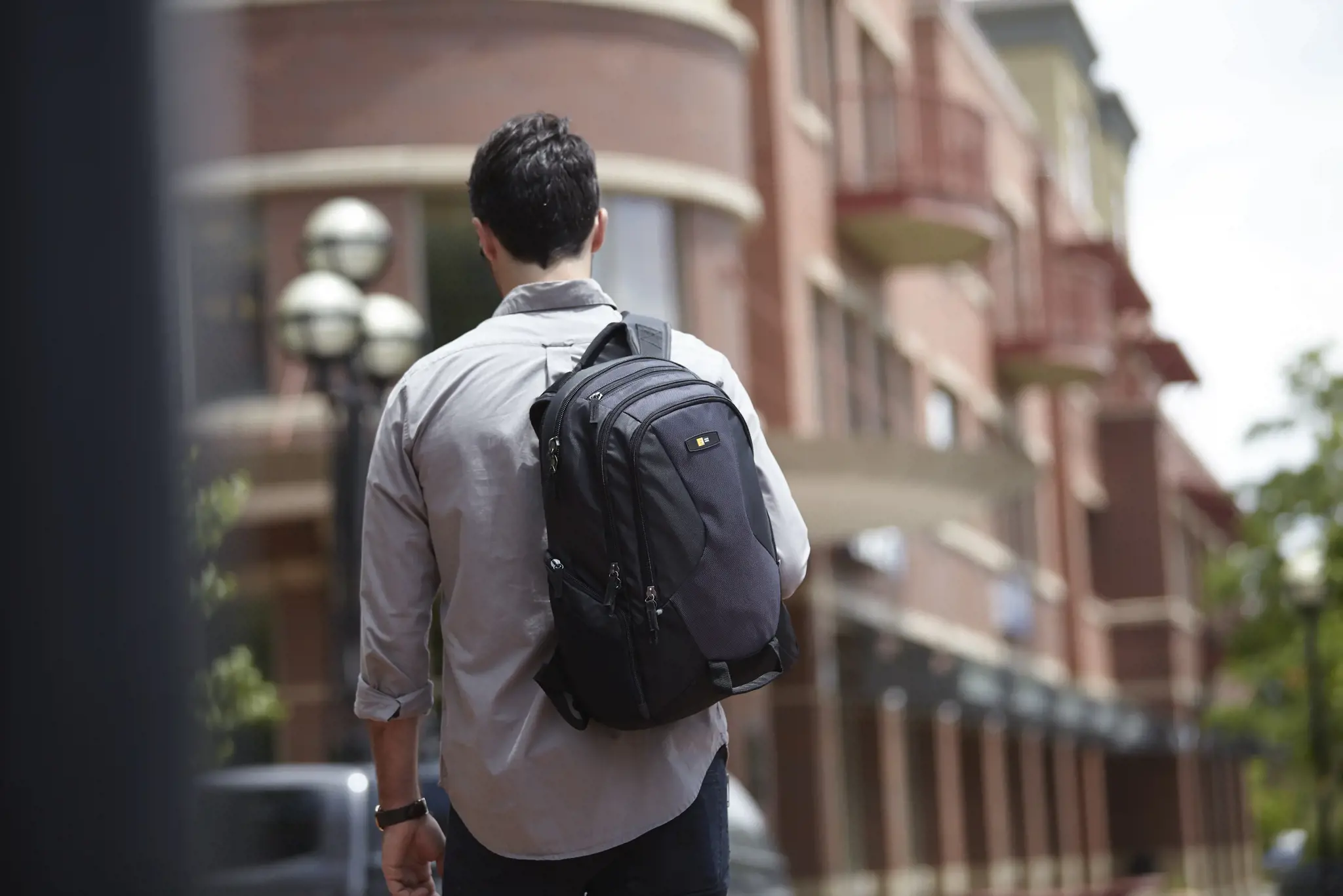 "Case Logic InTransit RBP-414", juoda, 35,8 cm (14,1"), nešiojamojo kompiuterio skyrius, nailonas