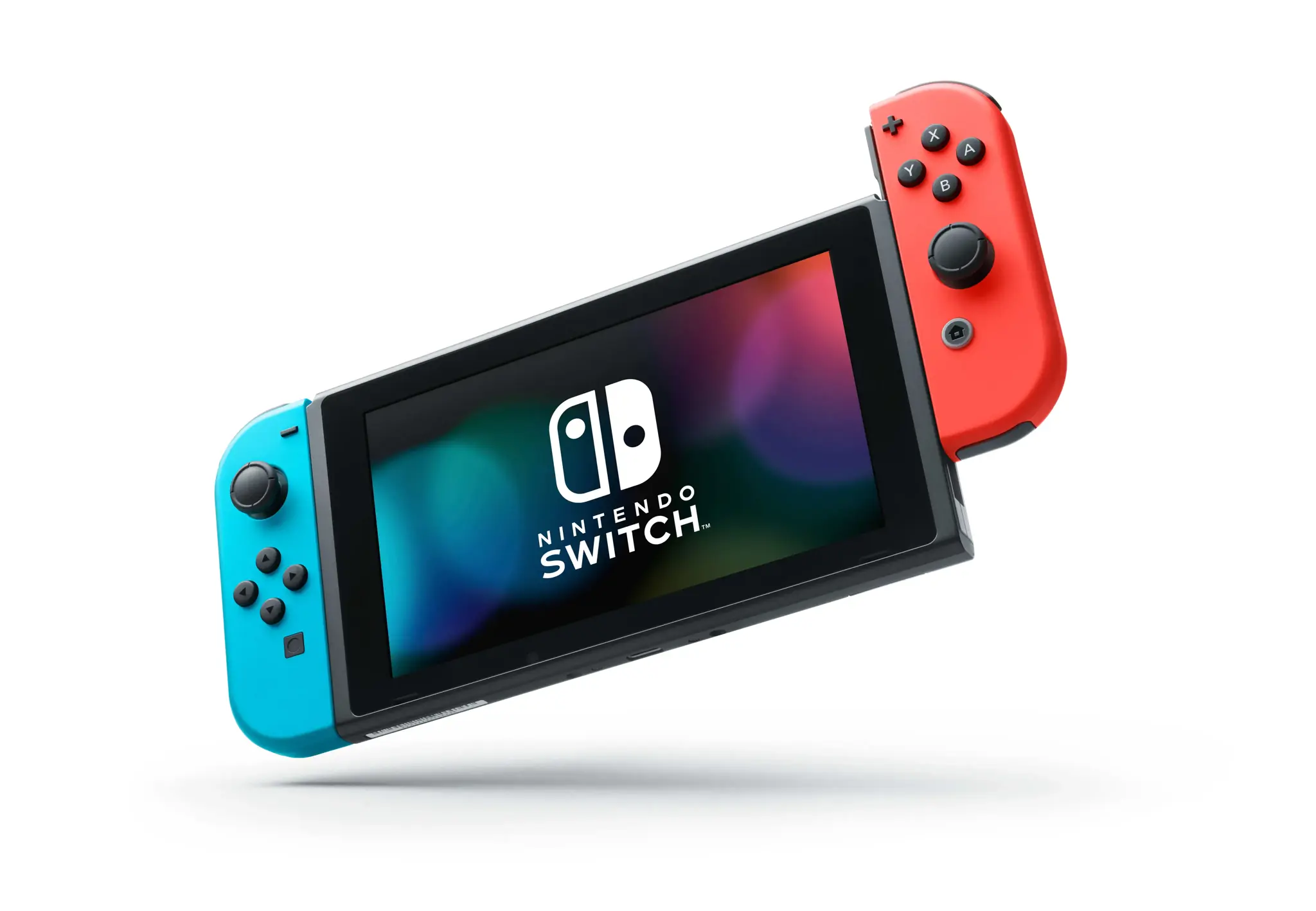"Nintendo Switch", "Nintendo Switch", 768 MHz, 4000 MB, mėlyna, pilka, raudona, analoginis / skaitmeninis, D-pad