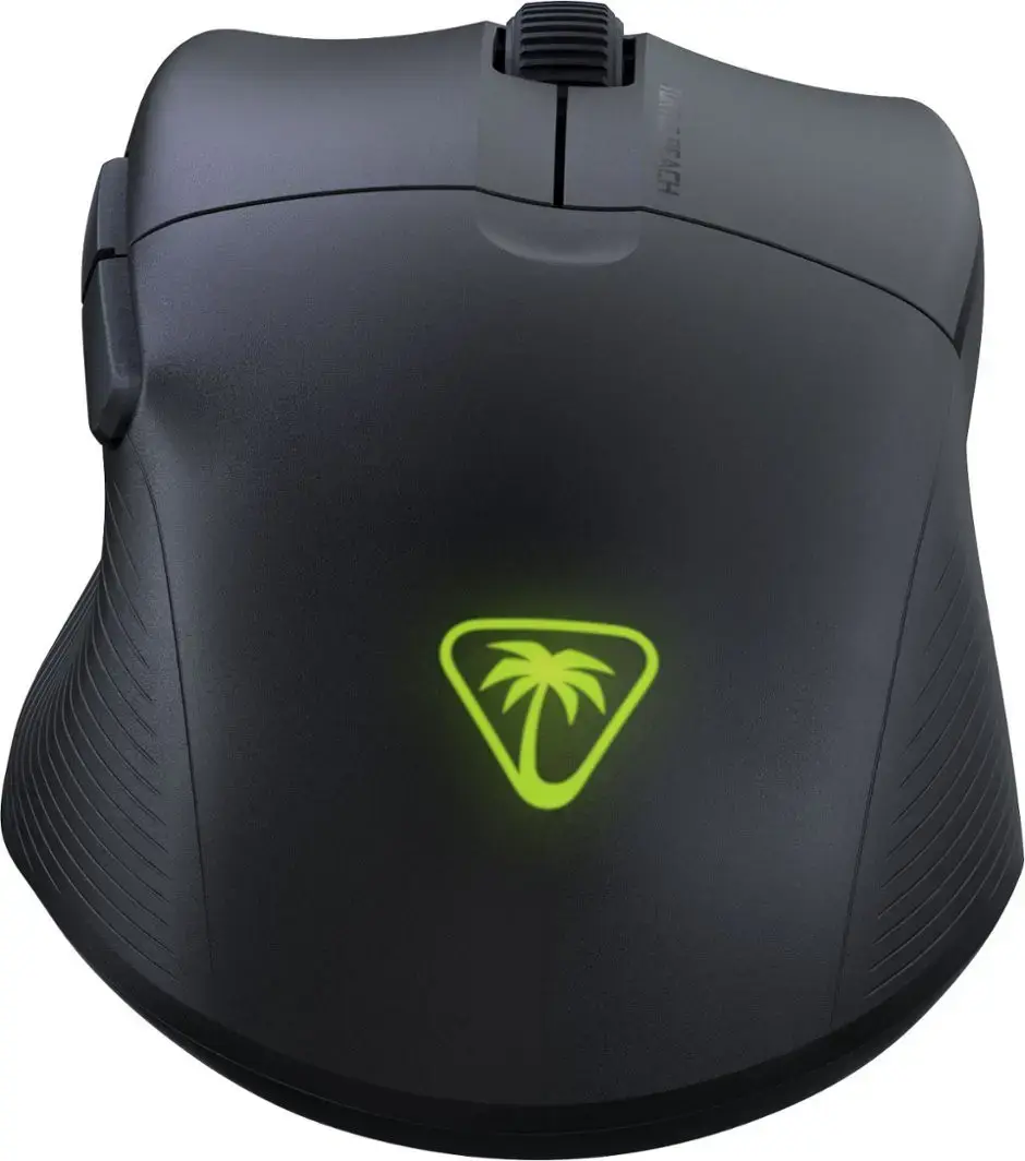 Turtle Beach Pure Air - Ultra-Light Wireless Ergonomic RGB Gaming Mouse, 26K DPI Optical Sensor, 125 hour Battery, Dual Wireless System, TITAN Optical Switches, Bluetooth, RGB Illumination. Semi-translucent Black, Right-hand, Optical, RF Wireless + Bluetooth, 26000 DPI, Black, Translucent