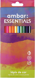 Triangular Colour Pencils Ambar 12 unit
