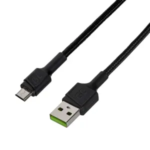 GREENCELL kabelis GC PowerStream USB-A - Micro USB 30cm Ultra Charge QC 3.0