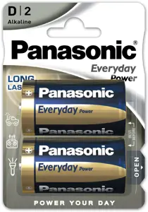 "Panasonic" baterija Everyday Power LR20EPS/2B
