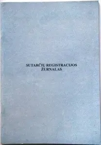 Sutarčių registravimo žurnalas, A4 (48)  0720-038