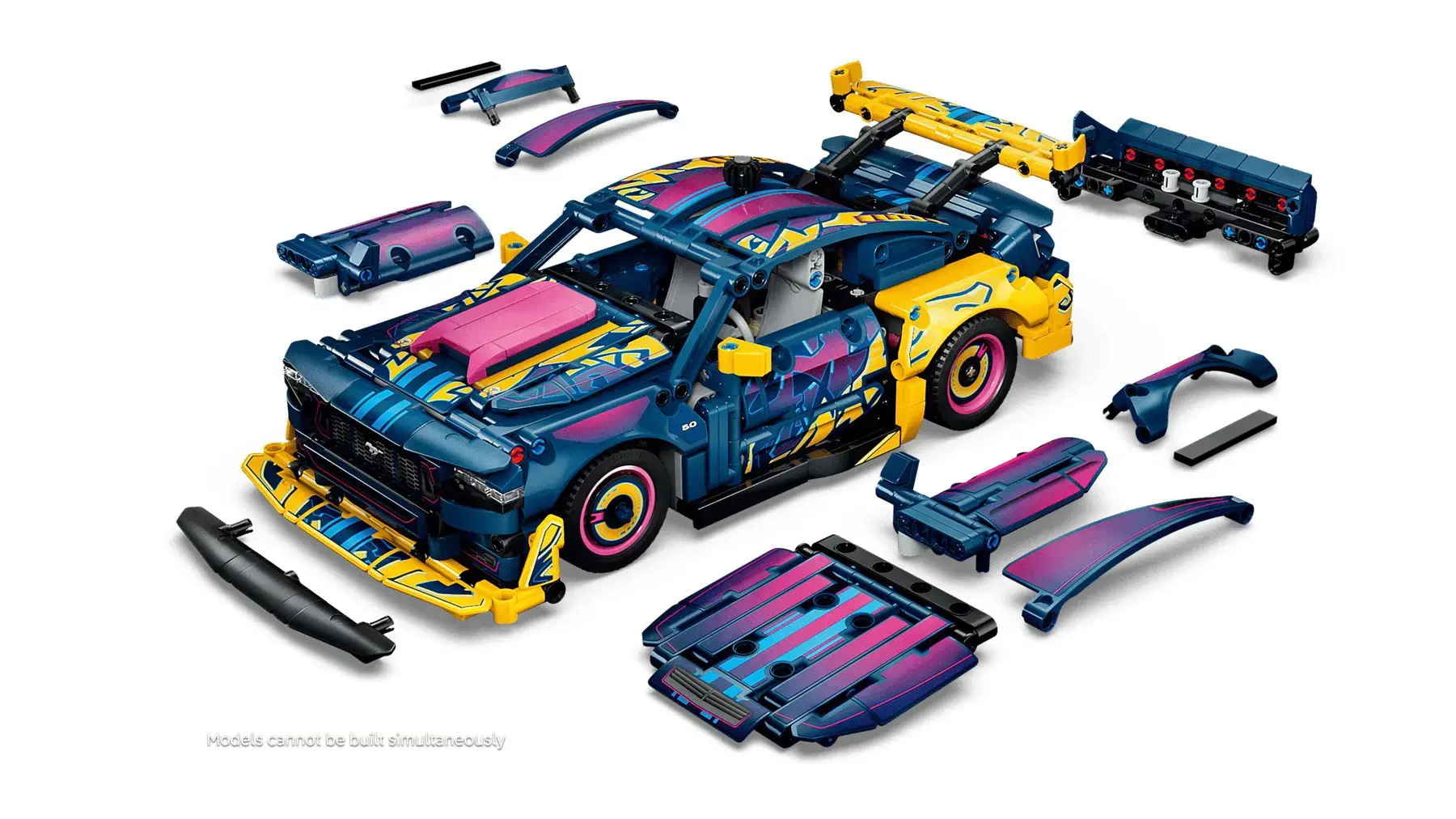 LEGO TECHNIC 42236 Custom Garage Ford Mustang GT