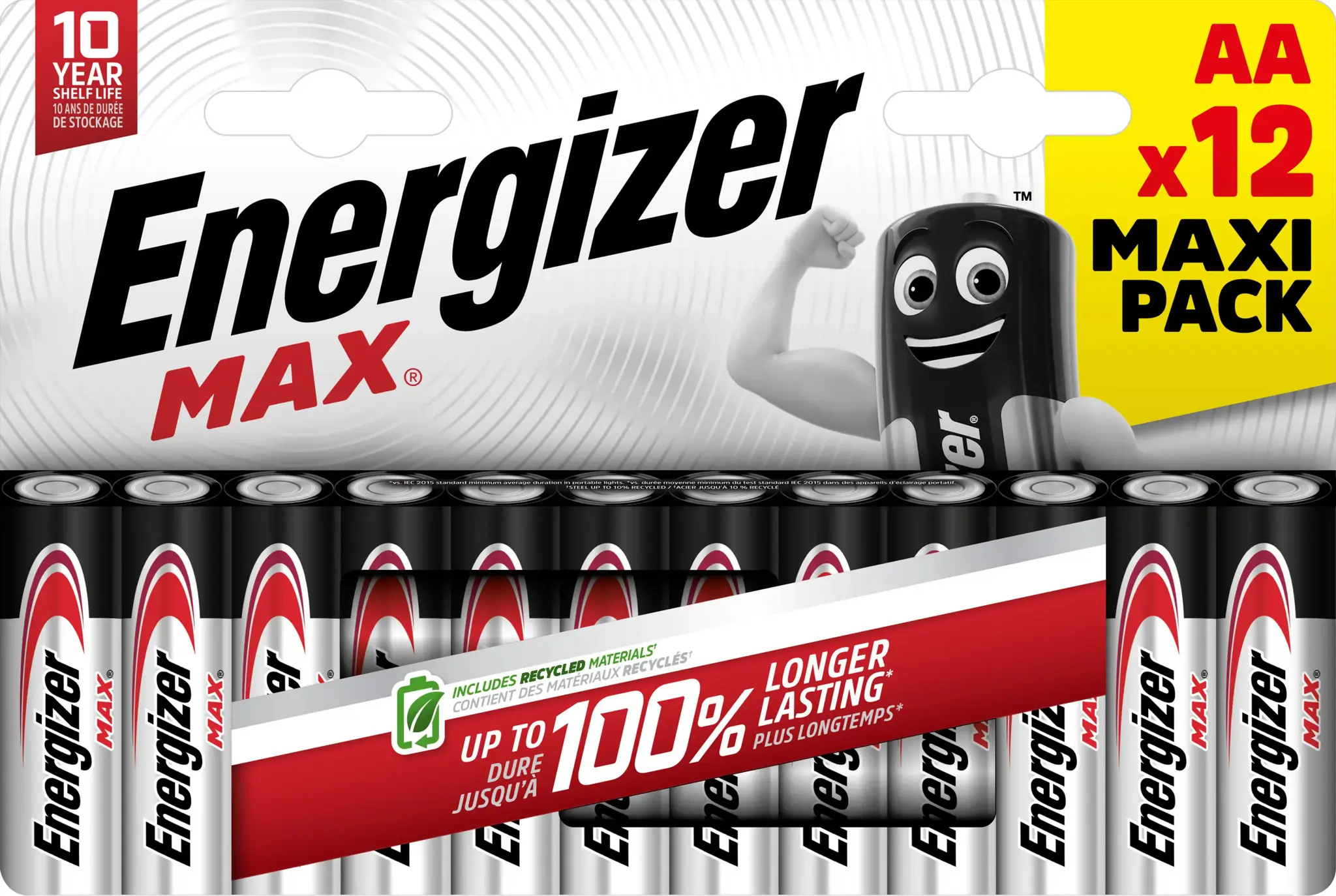 Energizer battery Max Alkaline AA CHP12