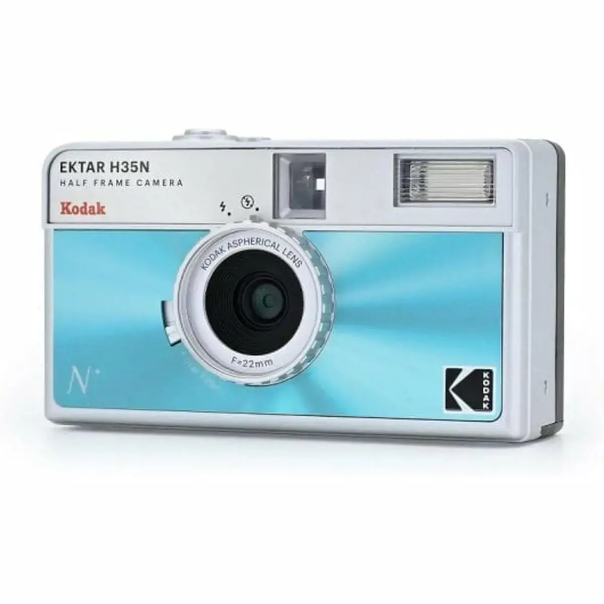 Kodak Ektar H35N, glazūruota mėlyna