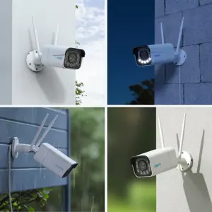 Reolink W430 - 4K Outdoor Camera, Next-Gen Wi-Fi 6, 5X Optical Zoom, Person/Vehicle/Animal Detection, Color Night Vision, IP security camera, Outdoor, Wired & Wireless, Google Assistant, 450 lm, 6500 K