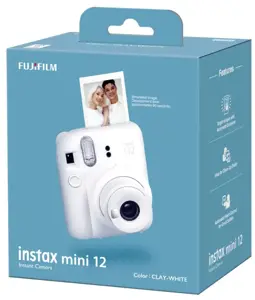 Momentinis fotoaparatas Fujifilm instax mini 12 CLAY WHITE