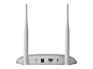 TP-Link 300 Mbps belaidis N prieigos taškas, 300 Mbit/s, 300 Mbit/s, 10 100 Mbit/s, 2,4-2,4835 GHz, IEEE 802.11b, IEEE 802.11g, IEEE 802.11n, IEEE 802.3, IEEE 802.3u, 15 dBm