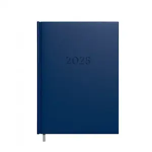 Darbo knyga-kalendorius 2025m. A5 tamsiai mėlyna sp.
