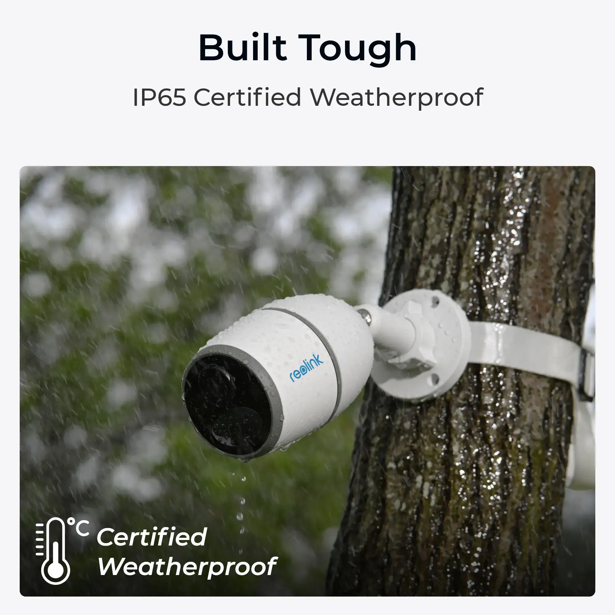 Reolink Go Series G330, IP security camera, Outdoor, Wireless, Google Assistant, Wall, White