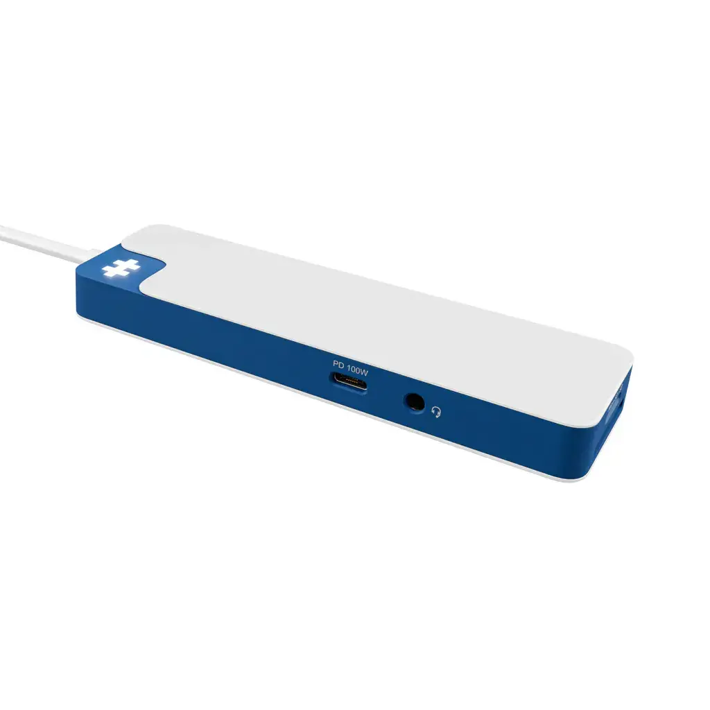 Hyper HyperDrive Flex 8 Port USB-C Hub, White/Blue | HD4102BUGL | HDMI ports quantity 1