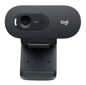 "Logitech C505e", 1280 x 720 taškų, 30 kadrų per sekundę, 1280x720@30fps, 720p, 60°, USB