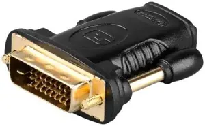 "Goobay" 68931 HDMI™/DVI-D adapteris, paauksuotas