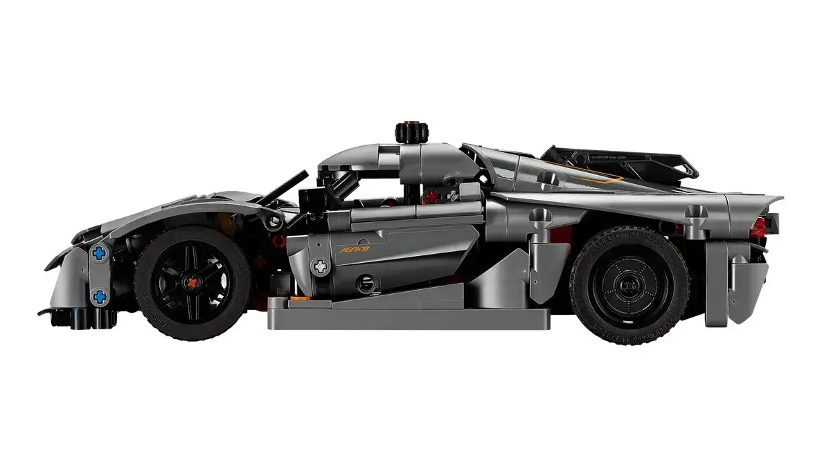 LEGO TECHNIC 42173 Koenigsegg Jesko Absolute Grey Hypercar