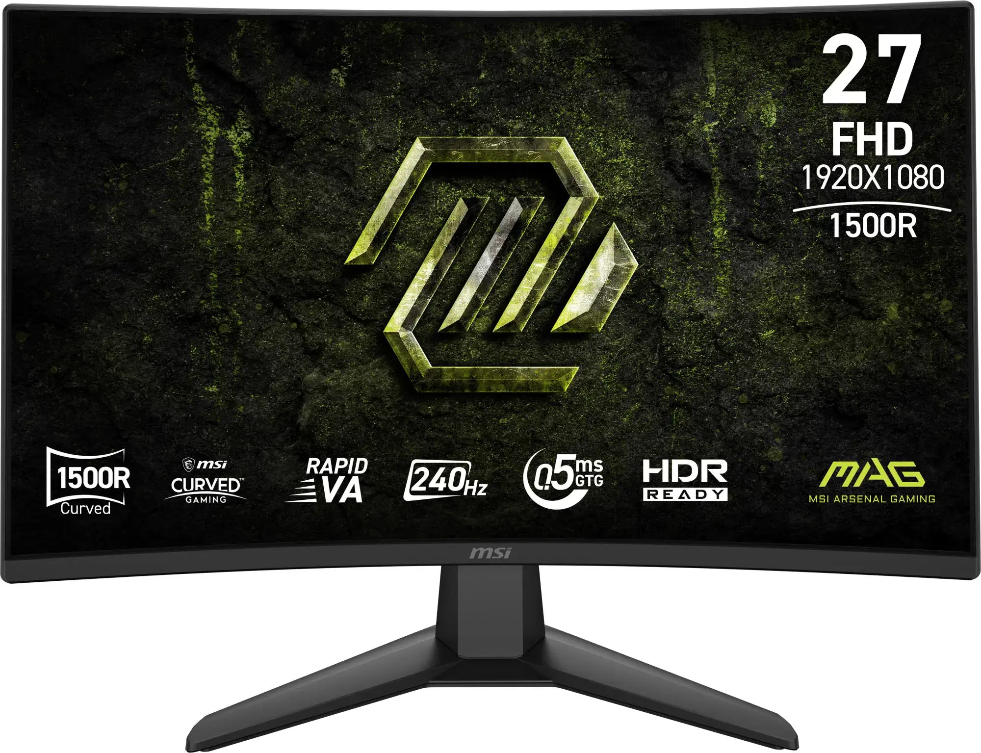 LCD Monitor MSI 27 " 1920 x 1080 pixels Full HD Native aspect ratio 16:9 Curved MAG274CFX24