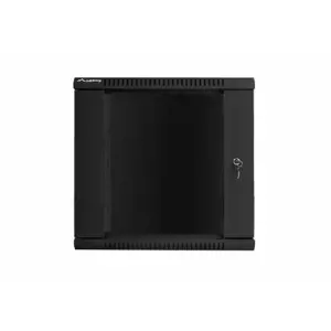 LANBERG WF01-6612-10B "Lanberg" sieninė spinta 19 išardoma plokščia pakuotė 12U/600x600 mm, juoda